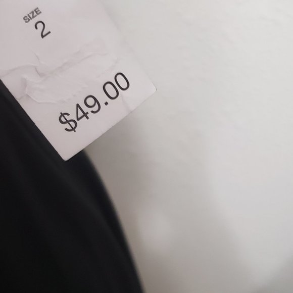 Black dress Cutout neck by Jones Studio Size 2 NWT - Picture 7 of 8